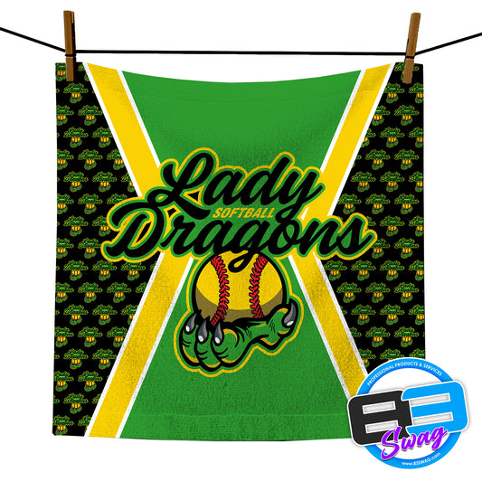 14"x14" Rally Towel - Lady Dragons Softball