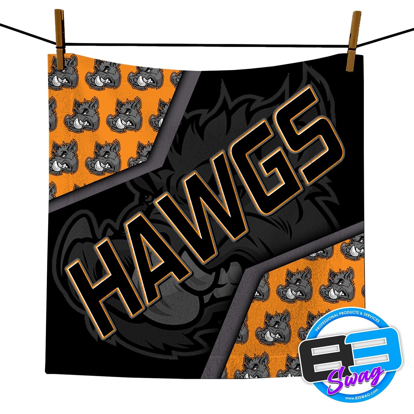 14"x14" Rally Towel - Ball Hawgs