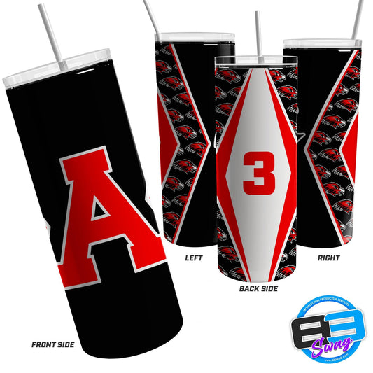 Skinny Tumbler - Allendale Falcons - 83Swag