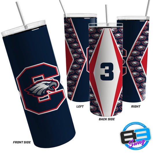 Skinny Tumbler - Centennial Eagles - 83Swag