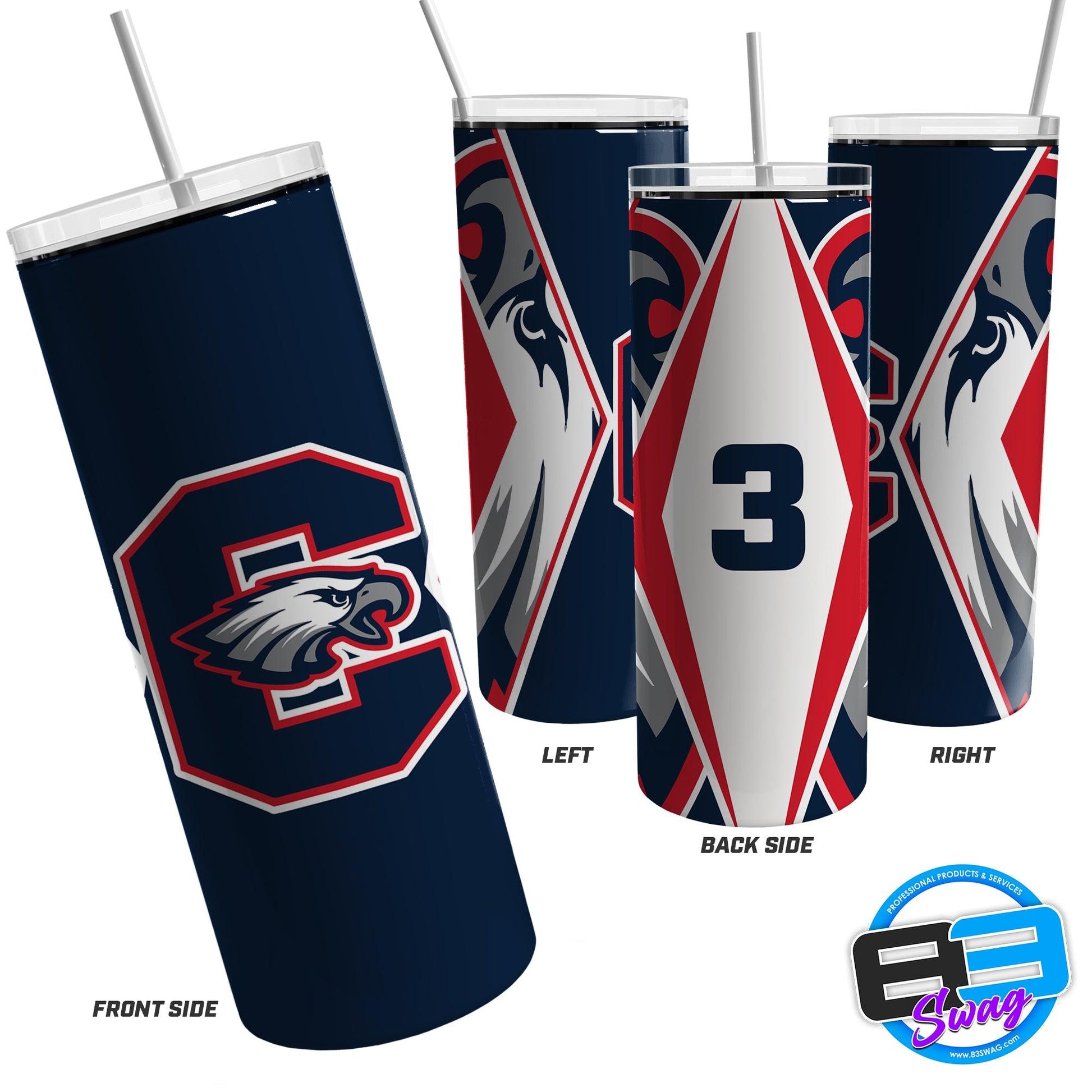 Skinny Tumbler - Centennial Eagles - 83Swag