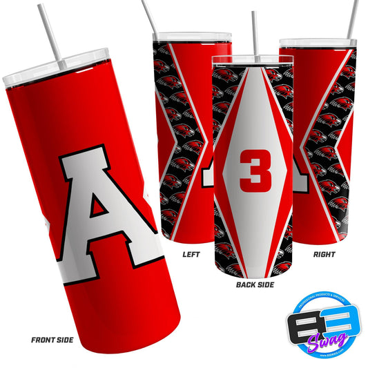 Skinny Tumbler - Allendale Falcons - 83Swag