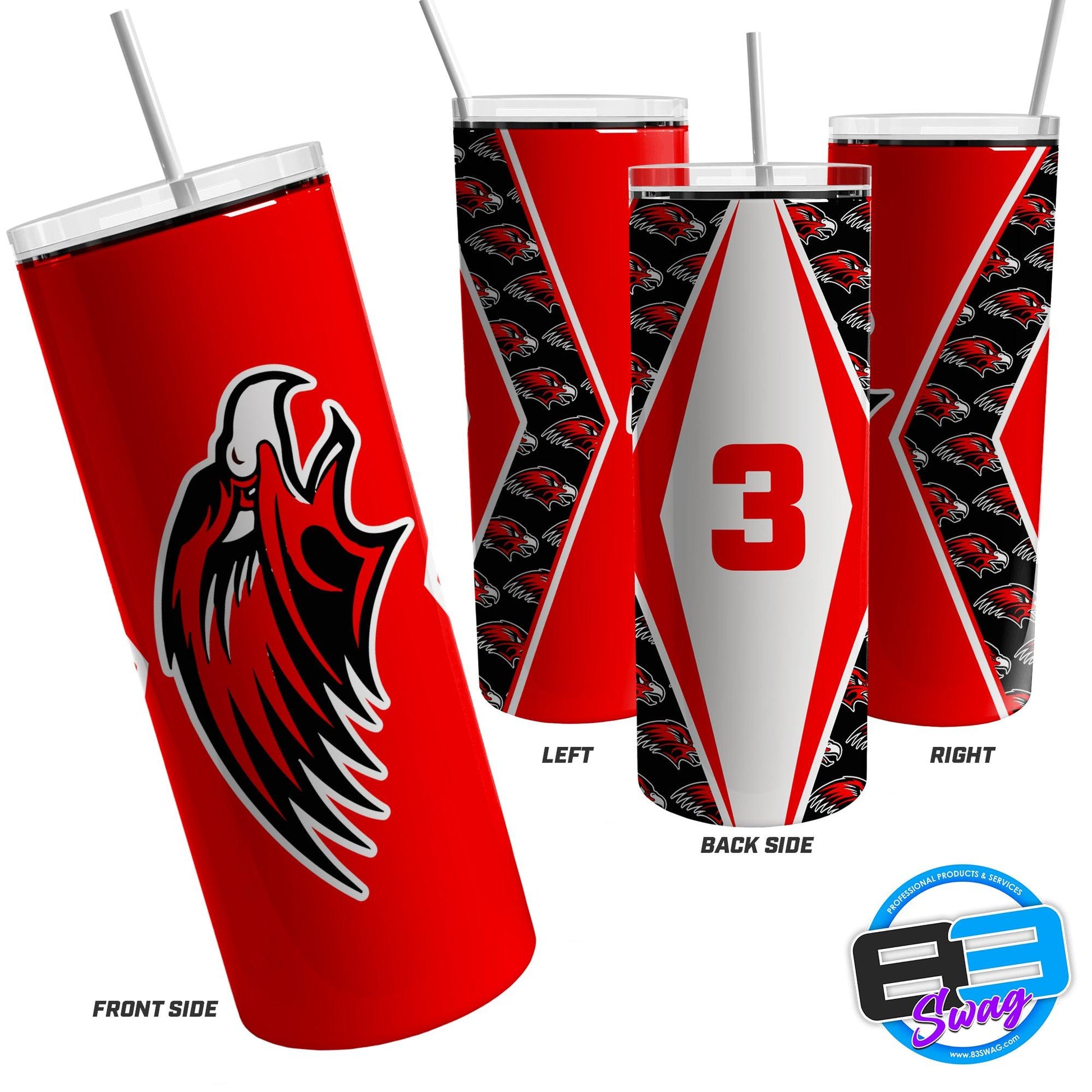 Skinny Tumbler - Allendale Falcons - 83Swag