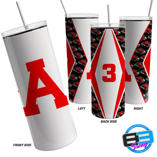 Skinny Tumbler - Allendale Falcons - 83Swag