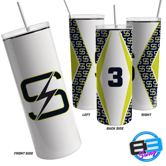 Skinny Tumbler - Surge Baseball - 83Swag