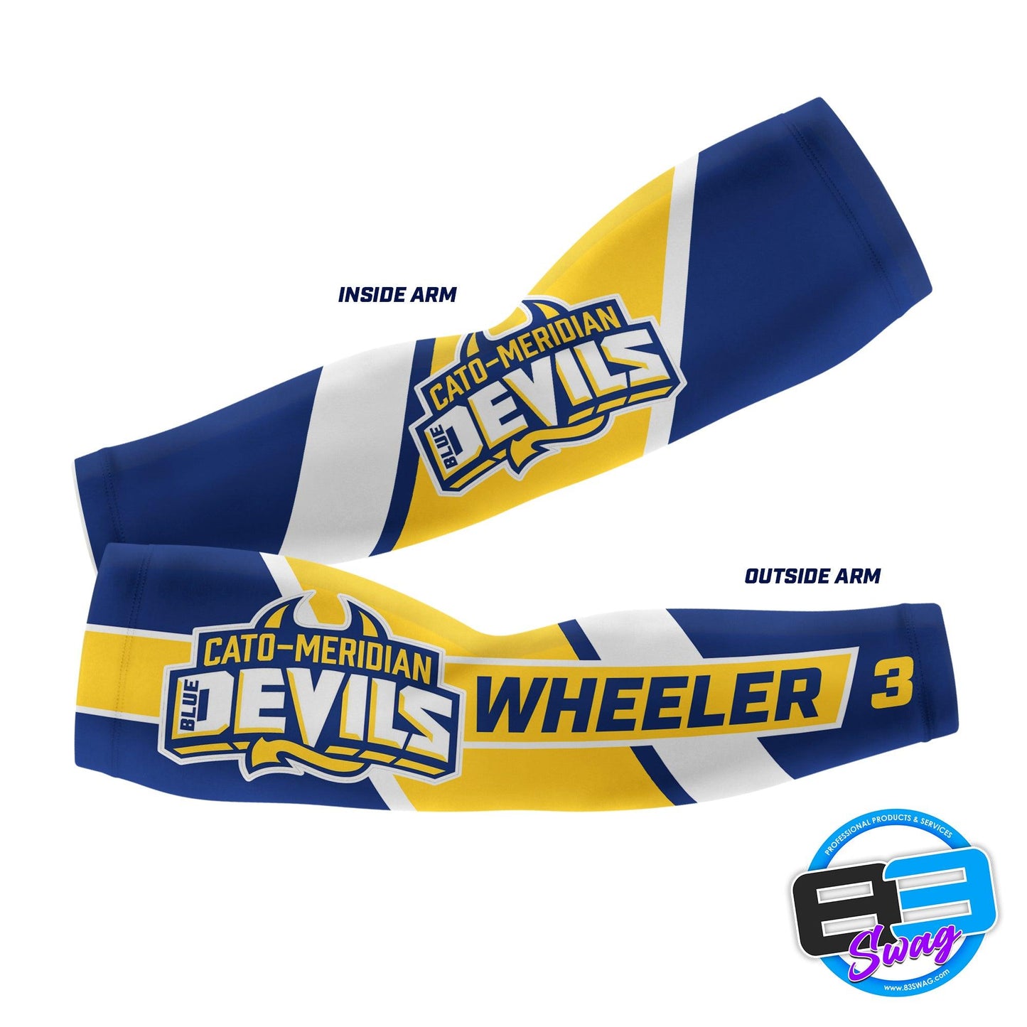 Arm Sleeve - Cato-Meridian Blue Devils - 83Swag