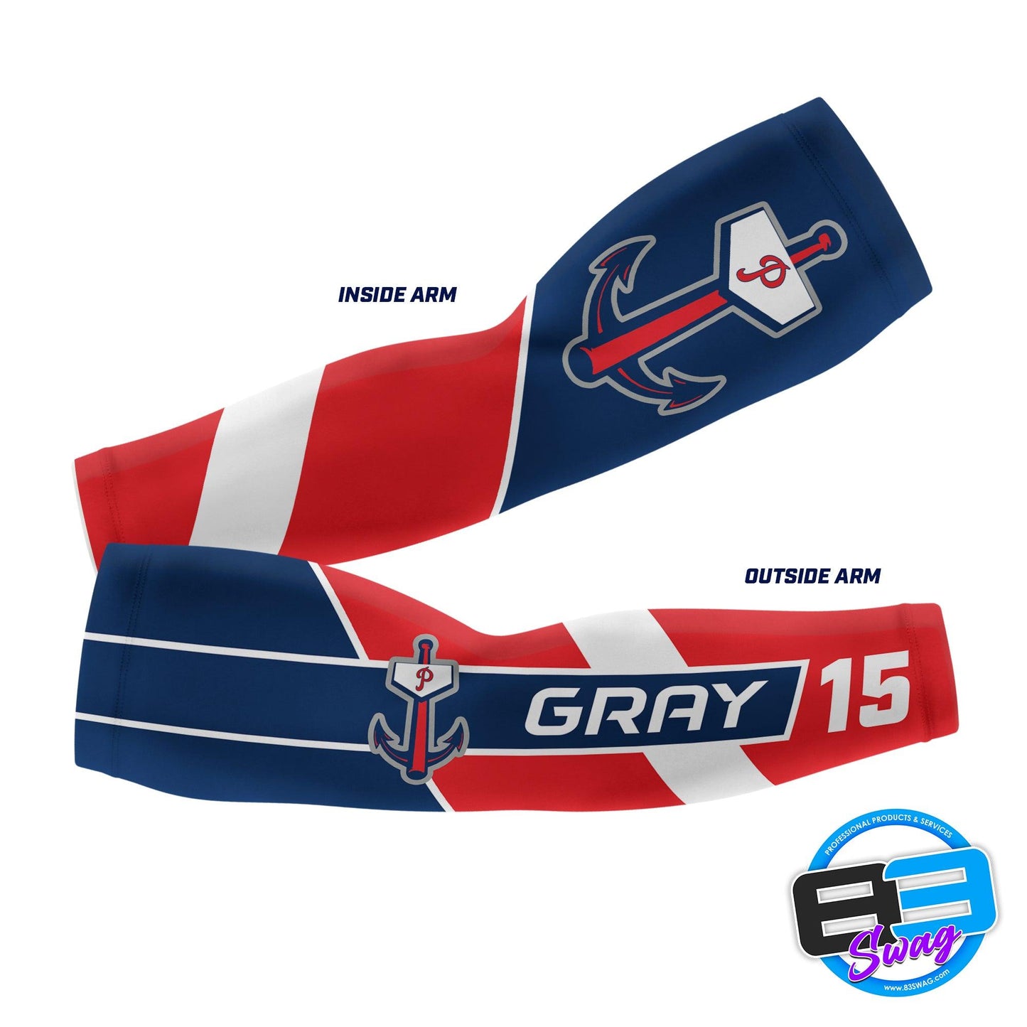 Arm Sleeve - Palmetto Anchors - 83Swag