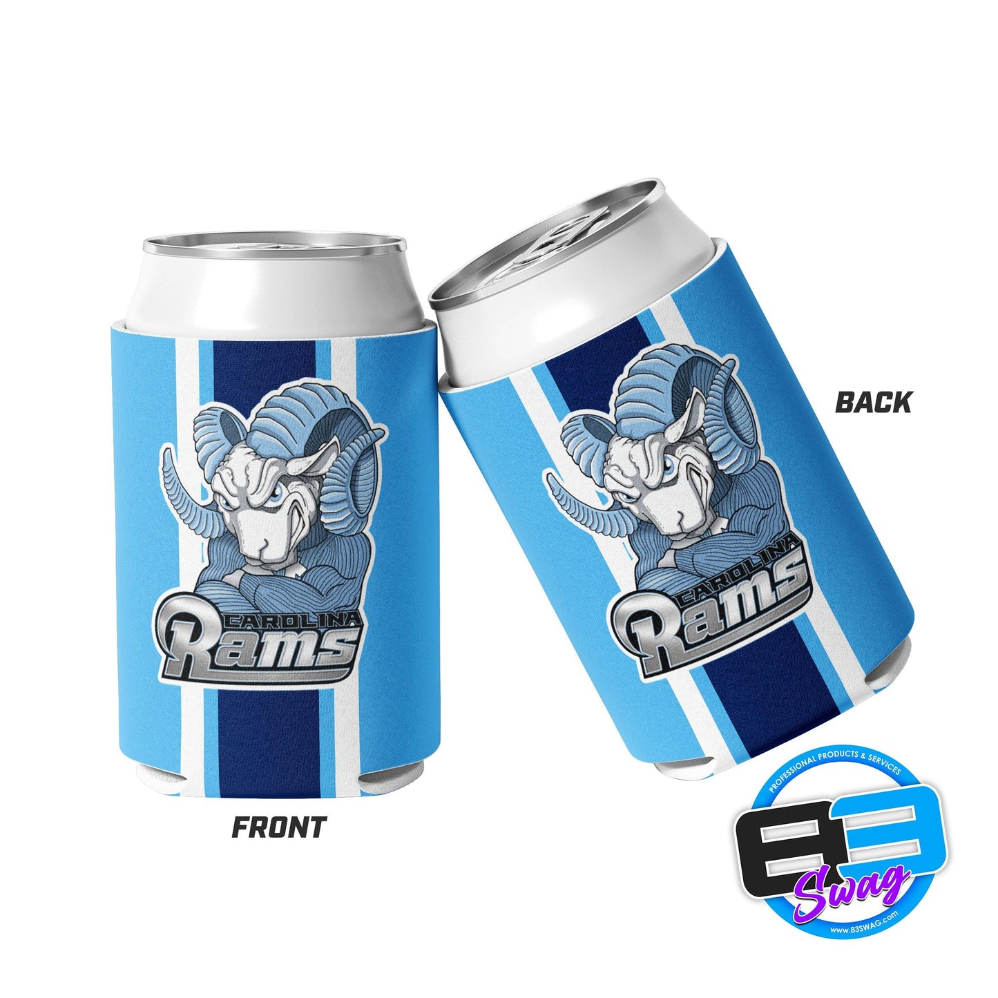 Can Cooler - Carolina Rams - 83Swag