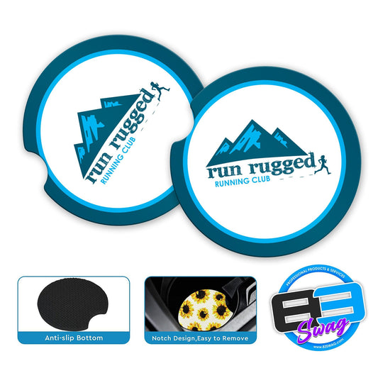 Car Coasters (4 Pack) - Run Rugged Running Club - 83Swag