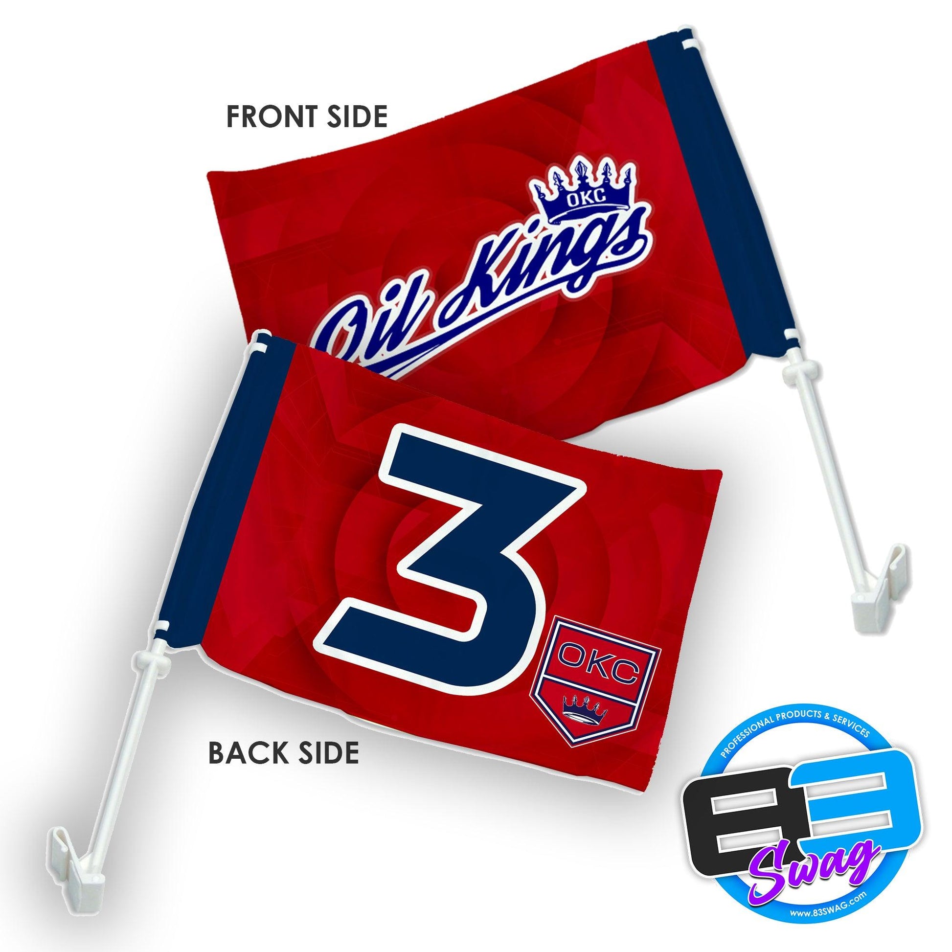 Car Flag - Oklahoma City Oil Kings - 83Swag