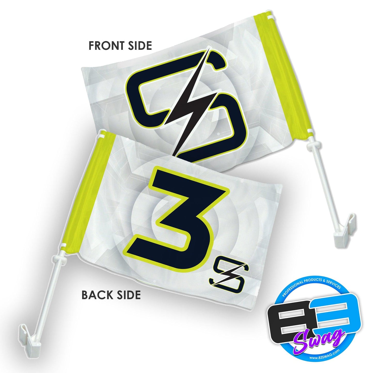 Car Flag - Surge Baseball - 83Swag