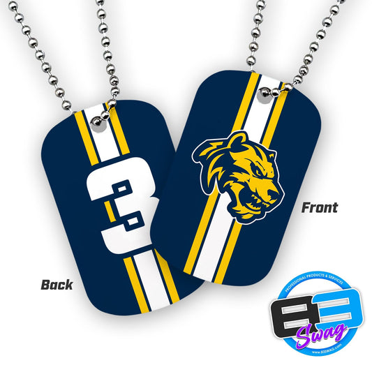 Double Sided Dog Tags - Includes Chain - West Pasco Wolverines - 83Swag
