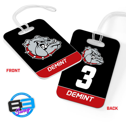 Hard Acrylic Bag Tag - Bulldogs - 83Swag