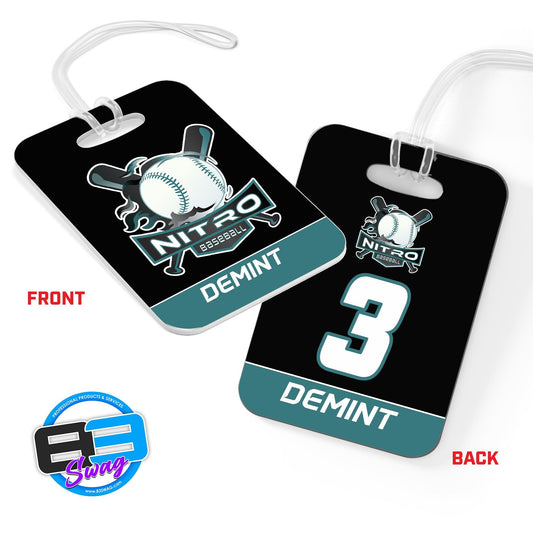 Hard Acrylic Bag Tag - East TN Nitro Baseball - 83Swag