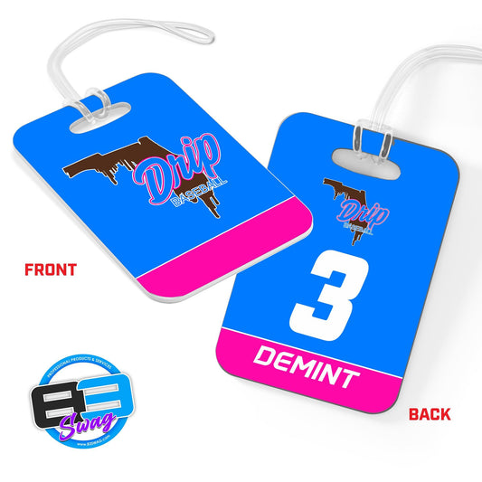 Hard Acrylic Bag Tag - Florida Drip Baseball - 83Swag