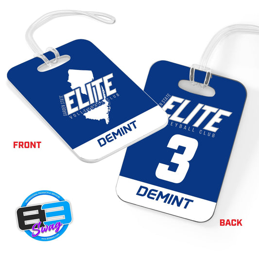 Hard Acrylic Bag Tag - Garden State Elite Volleyball Club - 83Swag