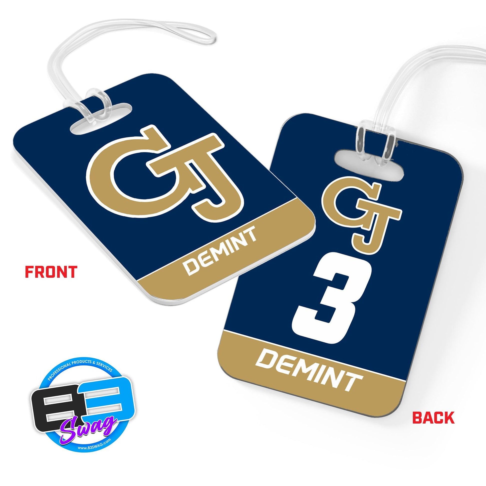 Hard Acrylic Bag Tag - Jackets - 83Swag