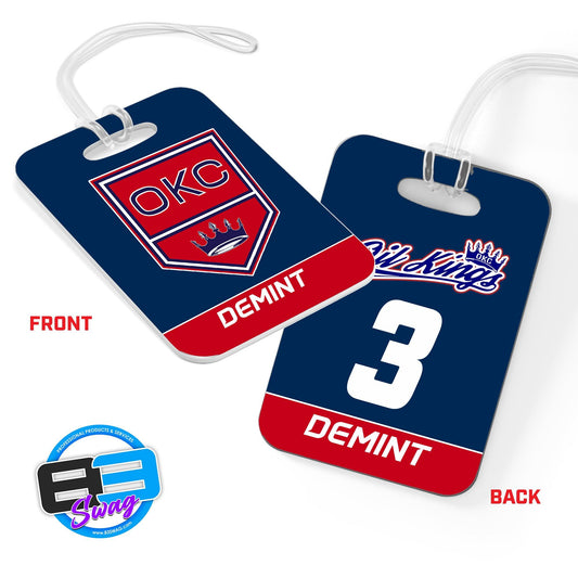 Hard Acrylic Bag Tag - Oklahoma City Oil Kings - 83Swag