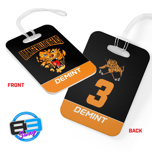 Hard Acrylic Bag Tag - Orangeville Tigers - 83Swag