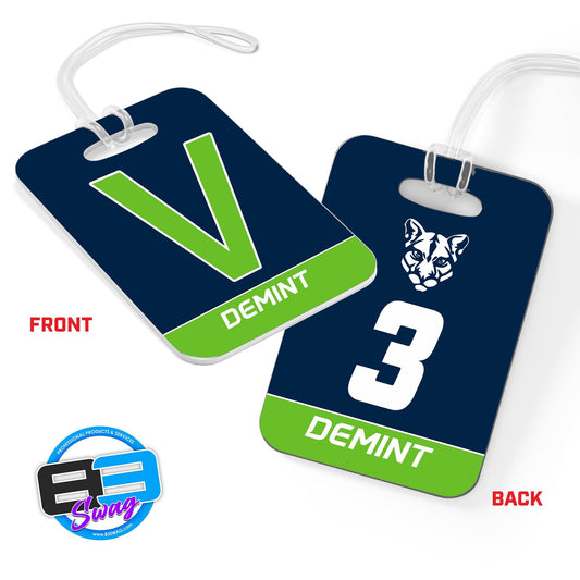 Hard Acrylic Bag Tag - Vaux Cougars - 83Swag