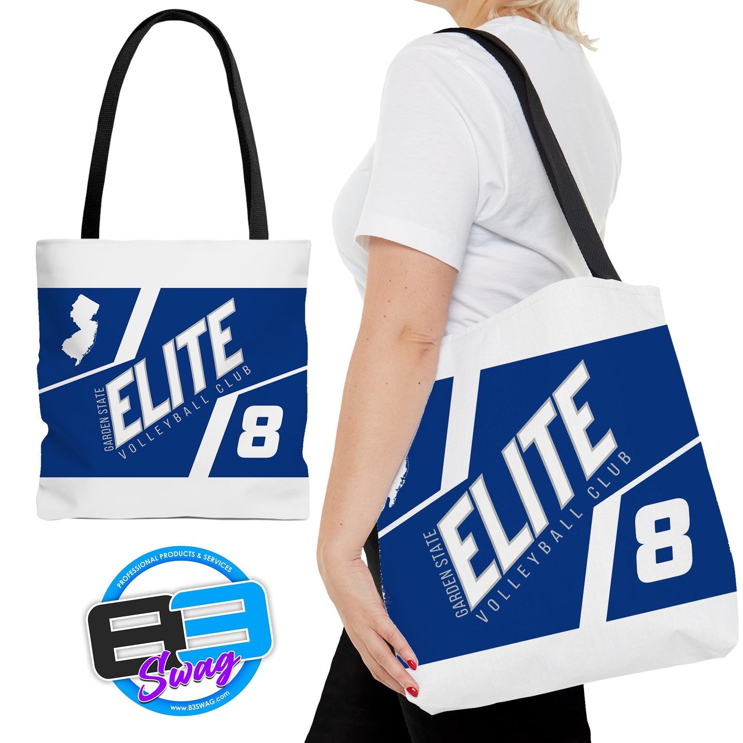 Medium Tote Bag - Garden State Elite Volleyball Club - 83Swag