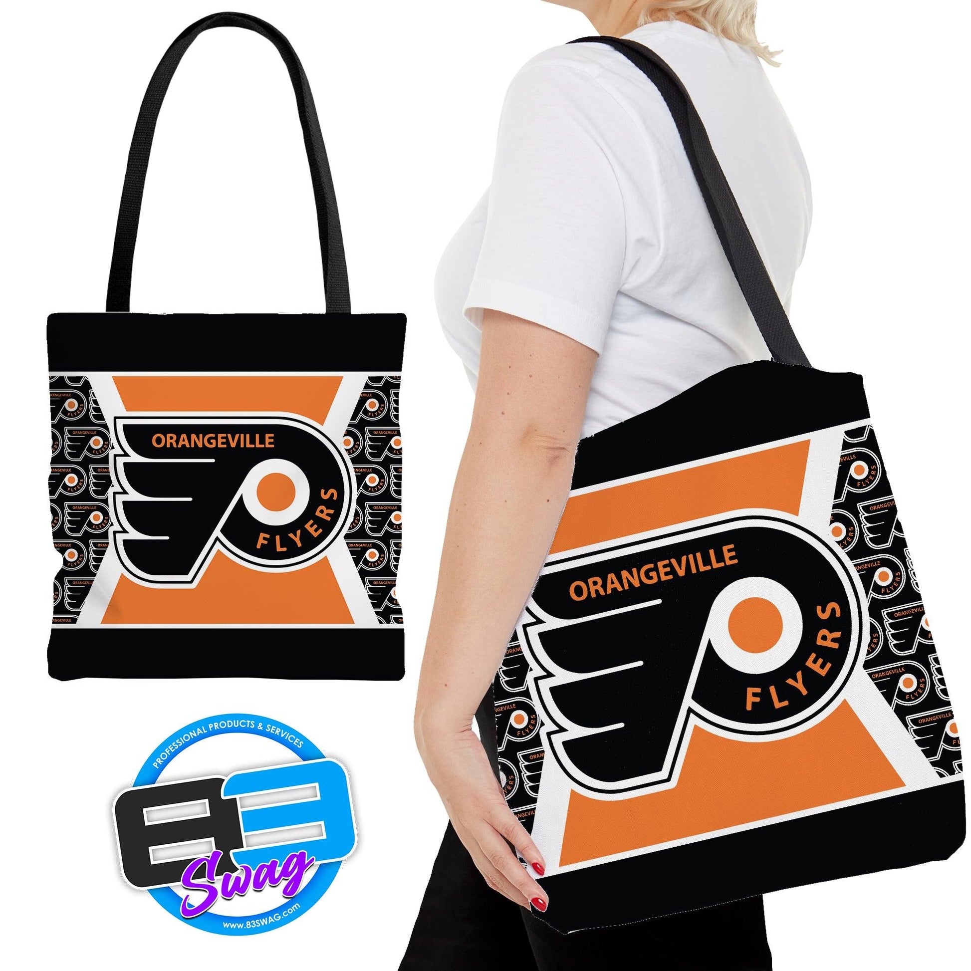 Medium Tote Bag - Orangeville Flyers - 83Swag