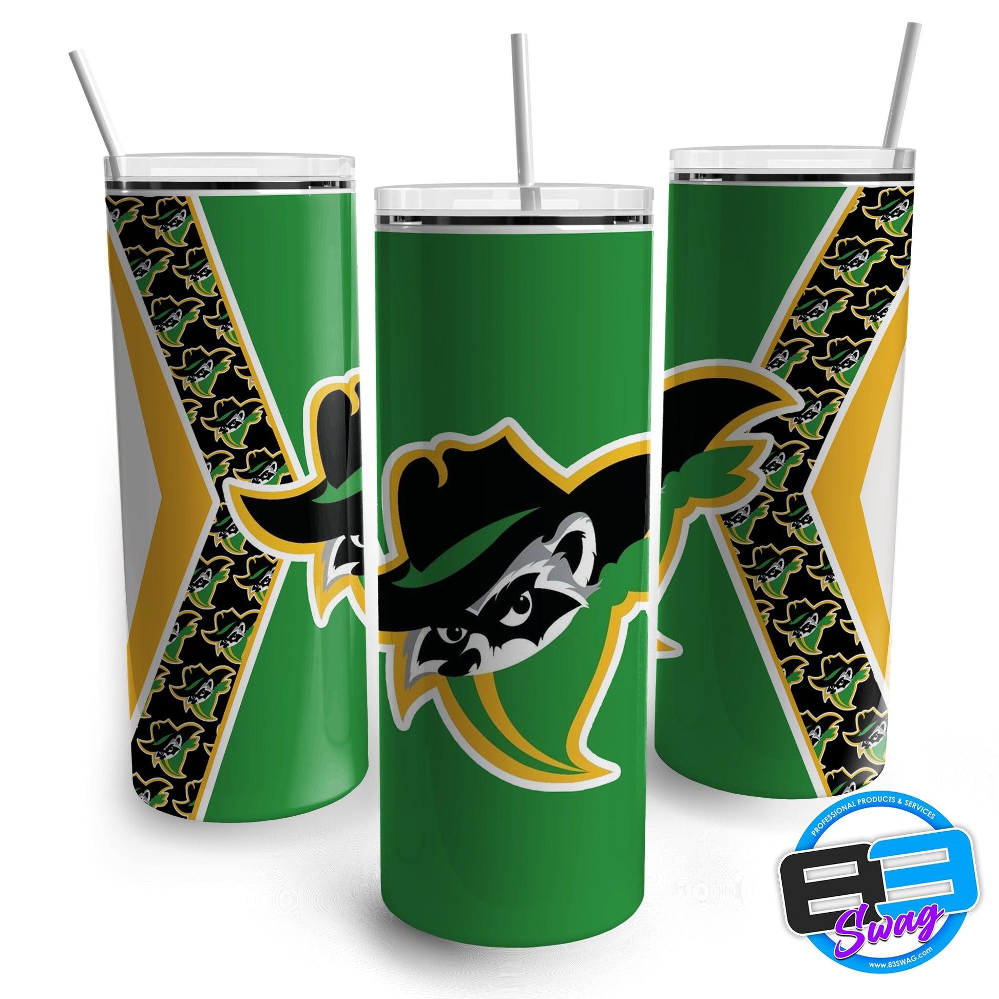 Skinny Tumbler - Bandits Green - 83Swag