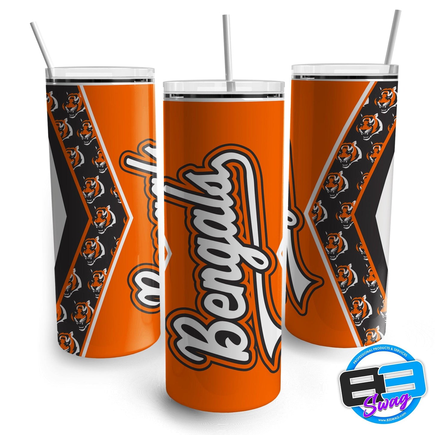 Skinny Tumbler - Bengals Font - 83Swag