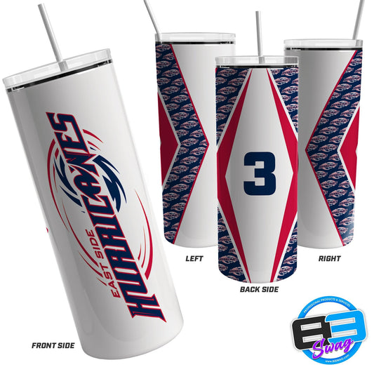 Skinny Tumbler - East Side Hurricanes - 83Swag