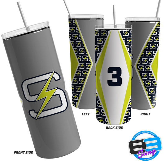 Skinny Tumbler - Surge Baseball - 83Swag