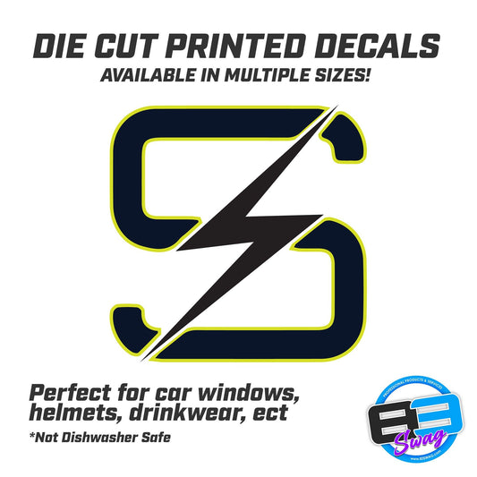 Surge Baseball Logo Vinyl Decal (Multiple Sizes) - 83Swag