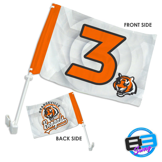 Team Car Flag - Bengals - 83Swag