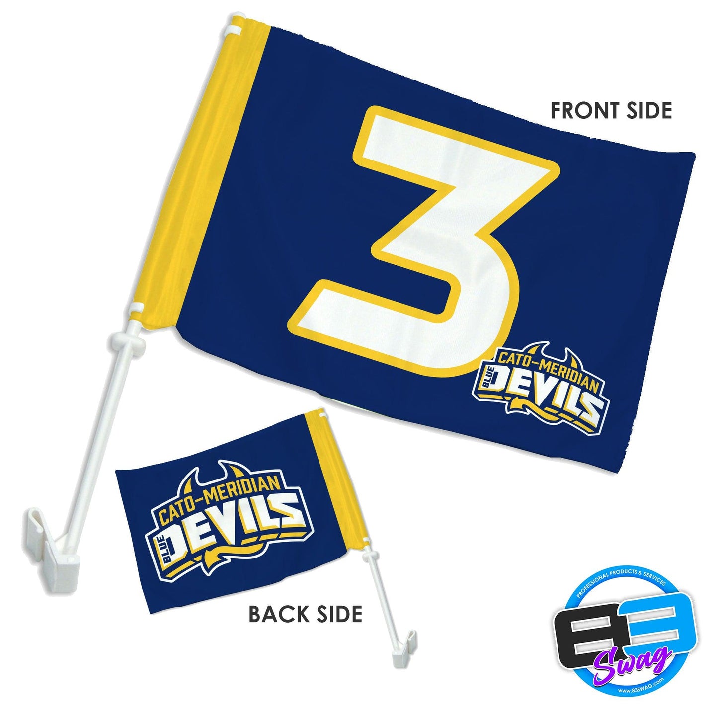 Team Car Flag - Cato-Meridian Blue Devils - 83Swag