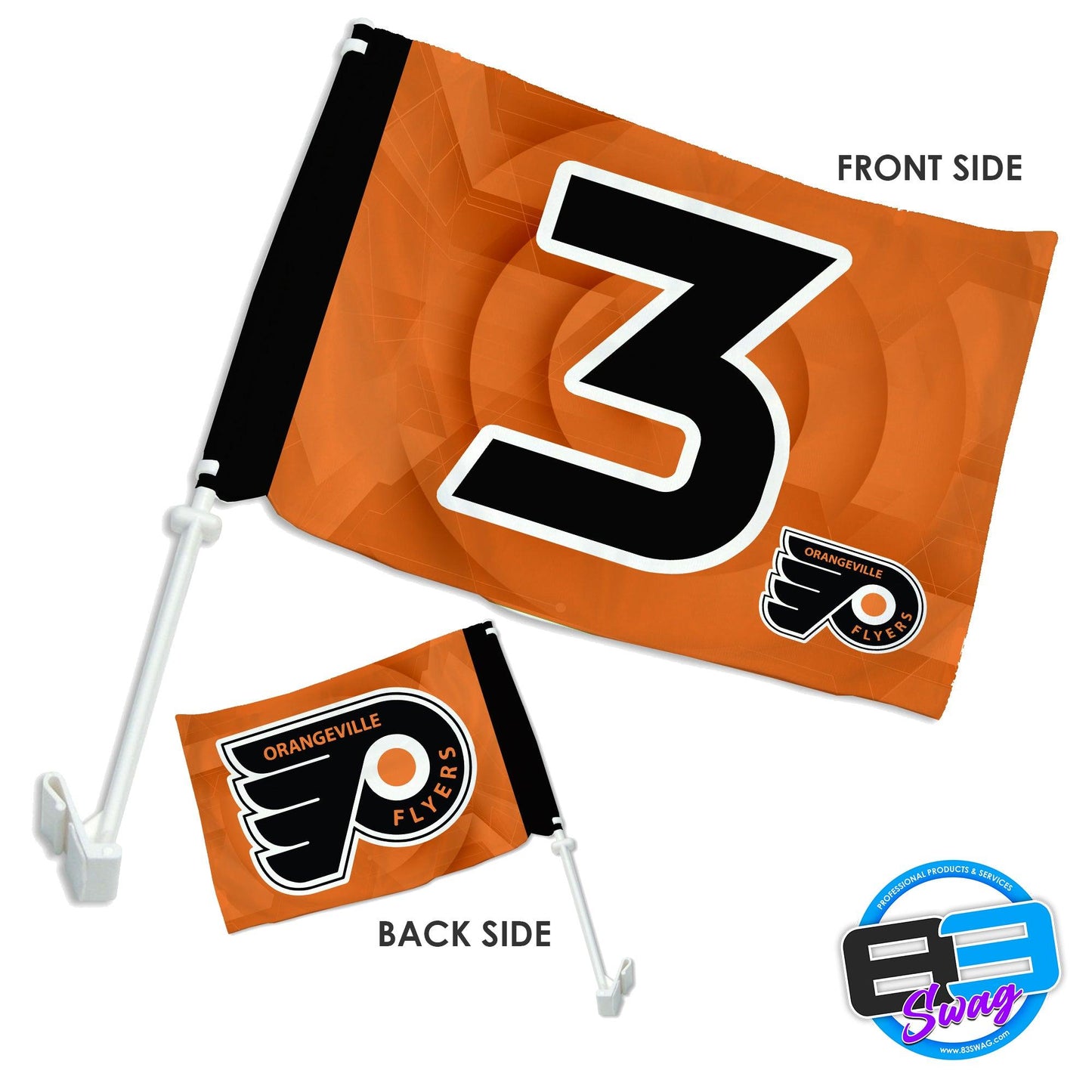 Team Car Flag - Orangeville Flyers - 83Swag