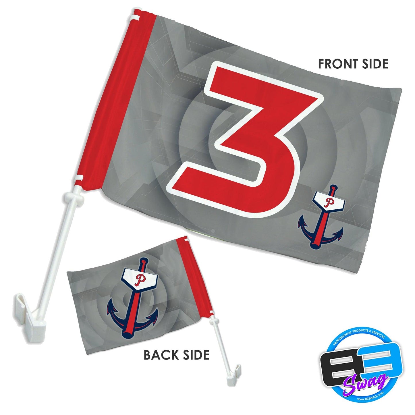 Team Car Flag - Palmetto Anchors - 83Swag