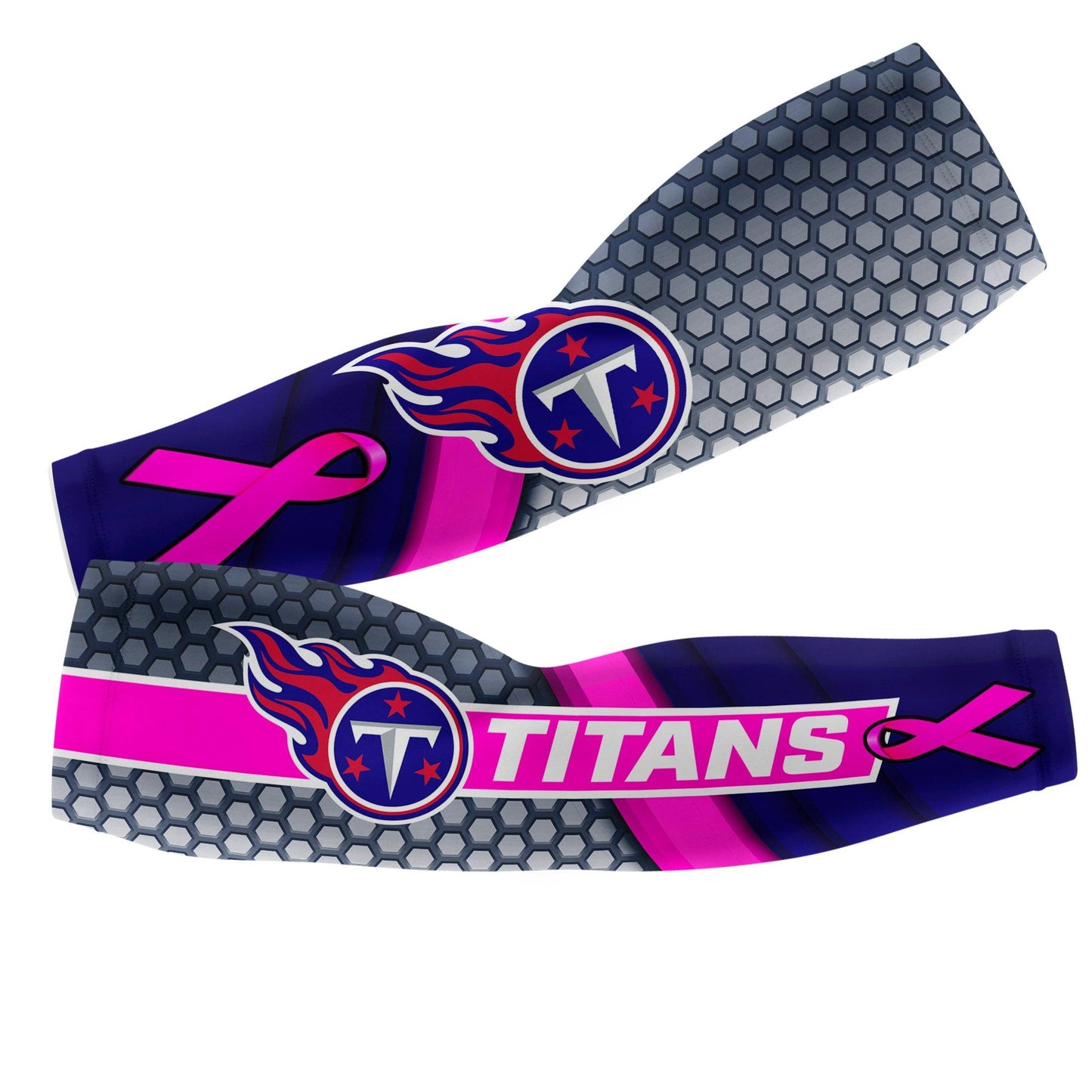 Titans - Breast Cancer Support - Arm Sleeve - 83Swag